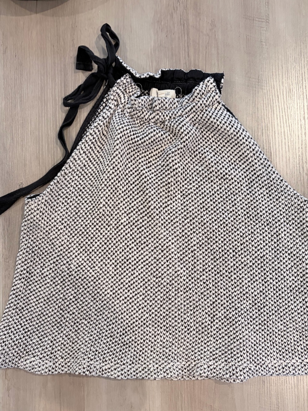 Madewell woven high-neck tie cami size medium